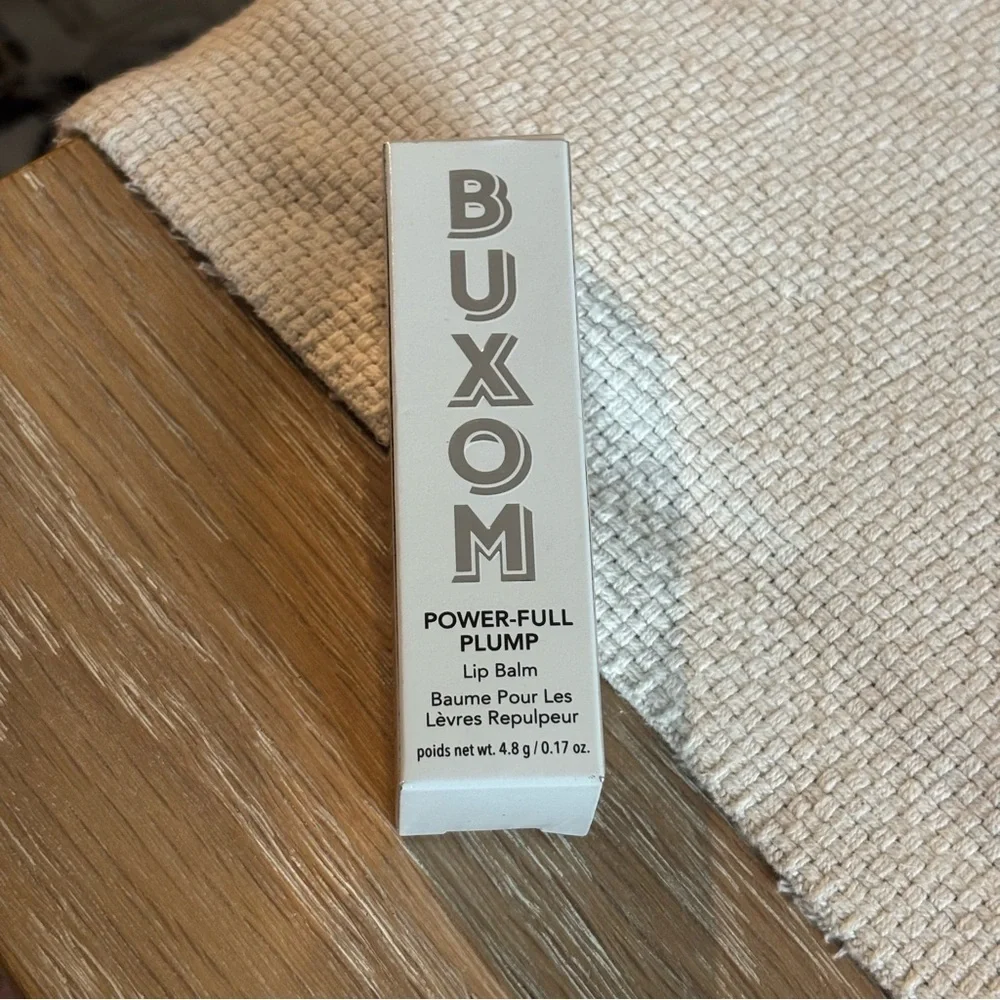 NIB Buxom Power-Full Plump Lip Balm in Inner Glow Nude Pink Plumping Tinted